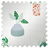 Succulent Plant Pots, Lush Green - Roller Blind